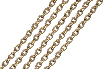 CH-137SS/G 0.75mm Permanent Waterproof Gold Stainless Steel Cable Chain