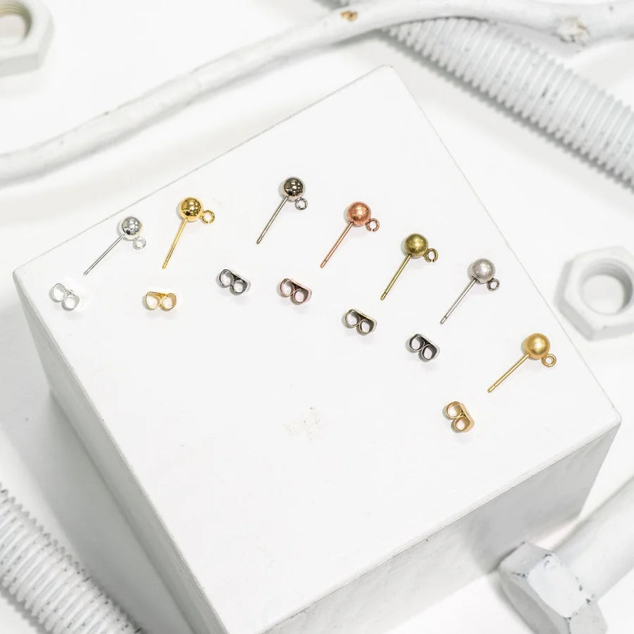 Earring posts for creating simple and stylish stud earrings