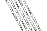 CH-124SS Stainless Steel Figaro Chain