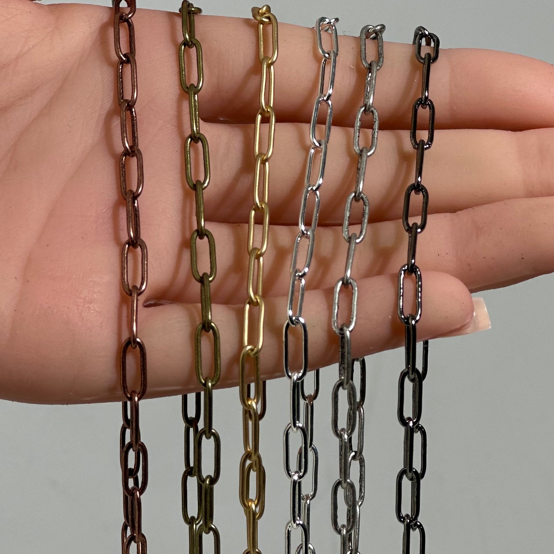 Brass Chain Textured Cable Antiqued Steampunk Jewelry Finding Lot of 16 Brass Chain Textured Cable Antiqued Steampunk Jewelry Finding Lot of 16