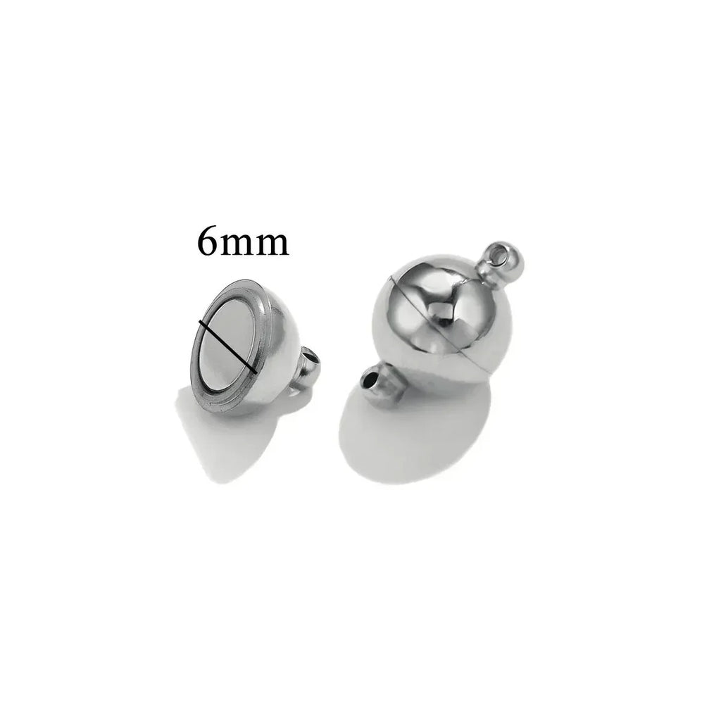 6mm magnetic closure for DIY jewelry projects