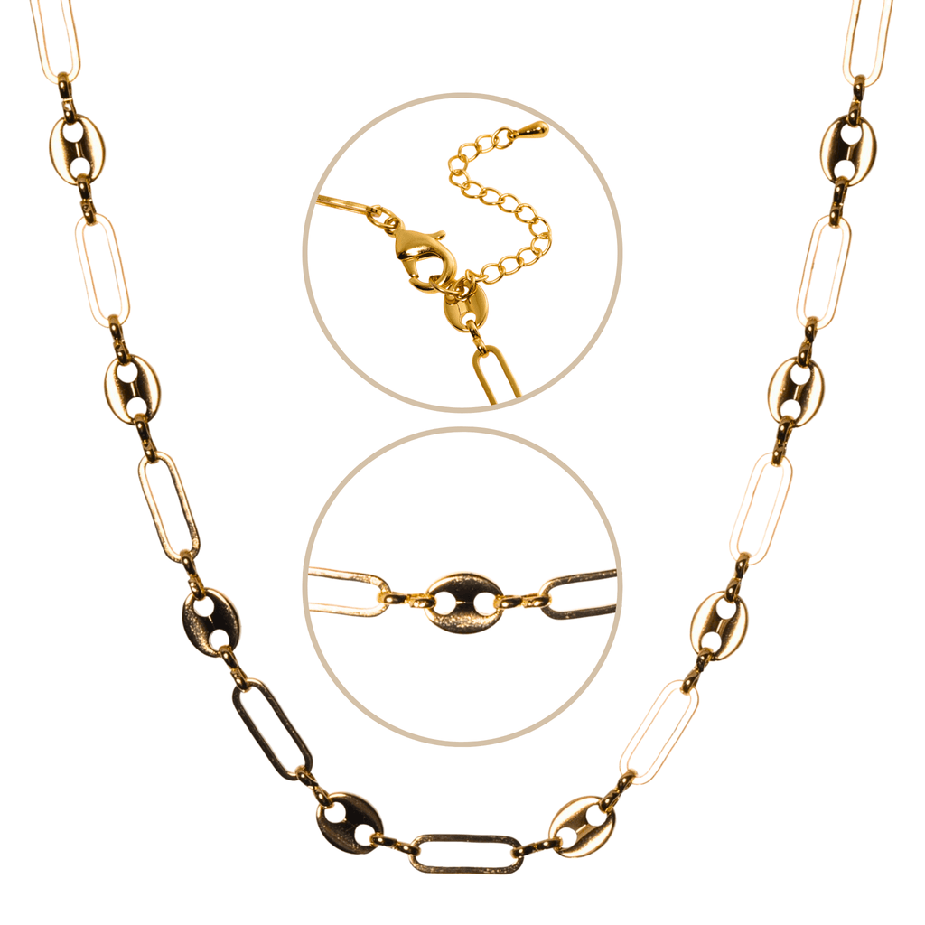 Mariner Chain Necklace in gold