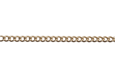 CH-121SS/G Permanent Waterproof Gold Stainless Steel Curb Chain