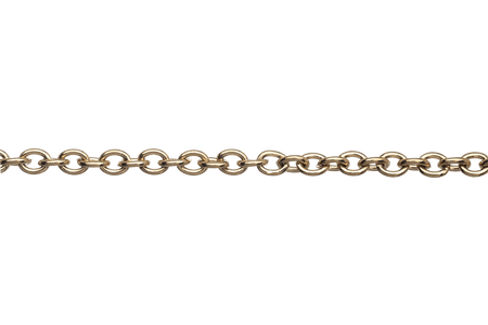 CH-123SS/G Permanent Waterproof Gold Stainless Steel Cable Chain