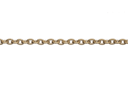 CH-137SS/G 0.75mm Permanent Waterproof Gold Stainless Steel Cable Chain
