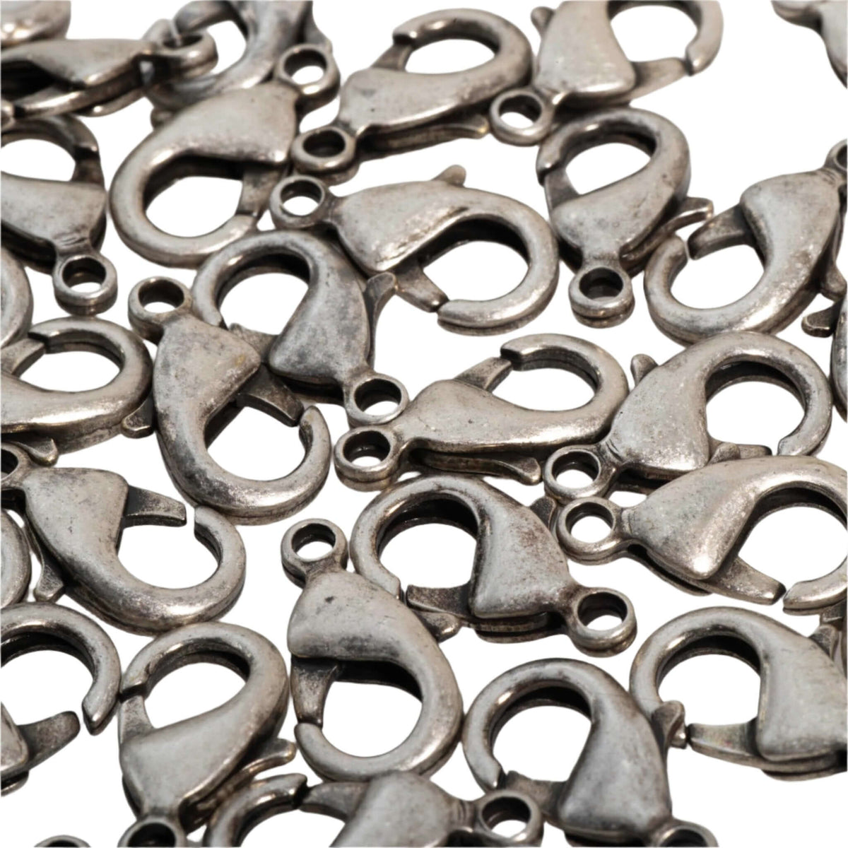 15mm x 9mm Lobster Claw | 10 Finishes | Continental Beads