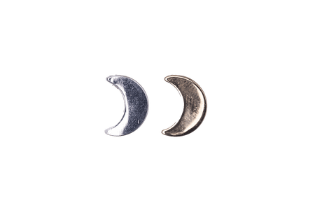 K144 Crescent Moon Charm Pendant
