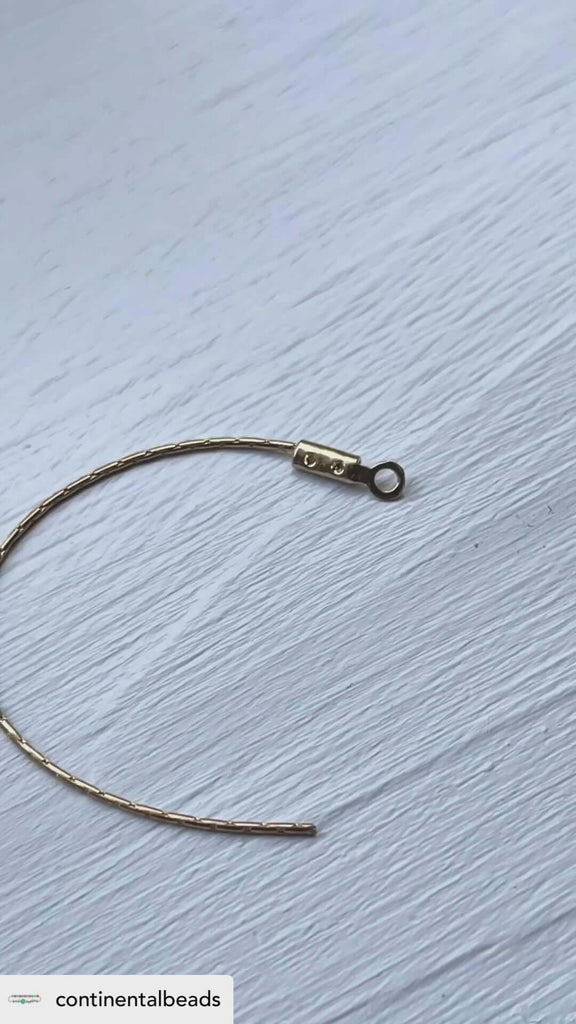 Fold Over Cord End for 1mm Chains, Pack of 24 - Versatile Jewelry Making Supply, Secure Finish for DIY Creations