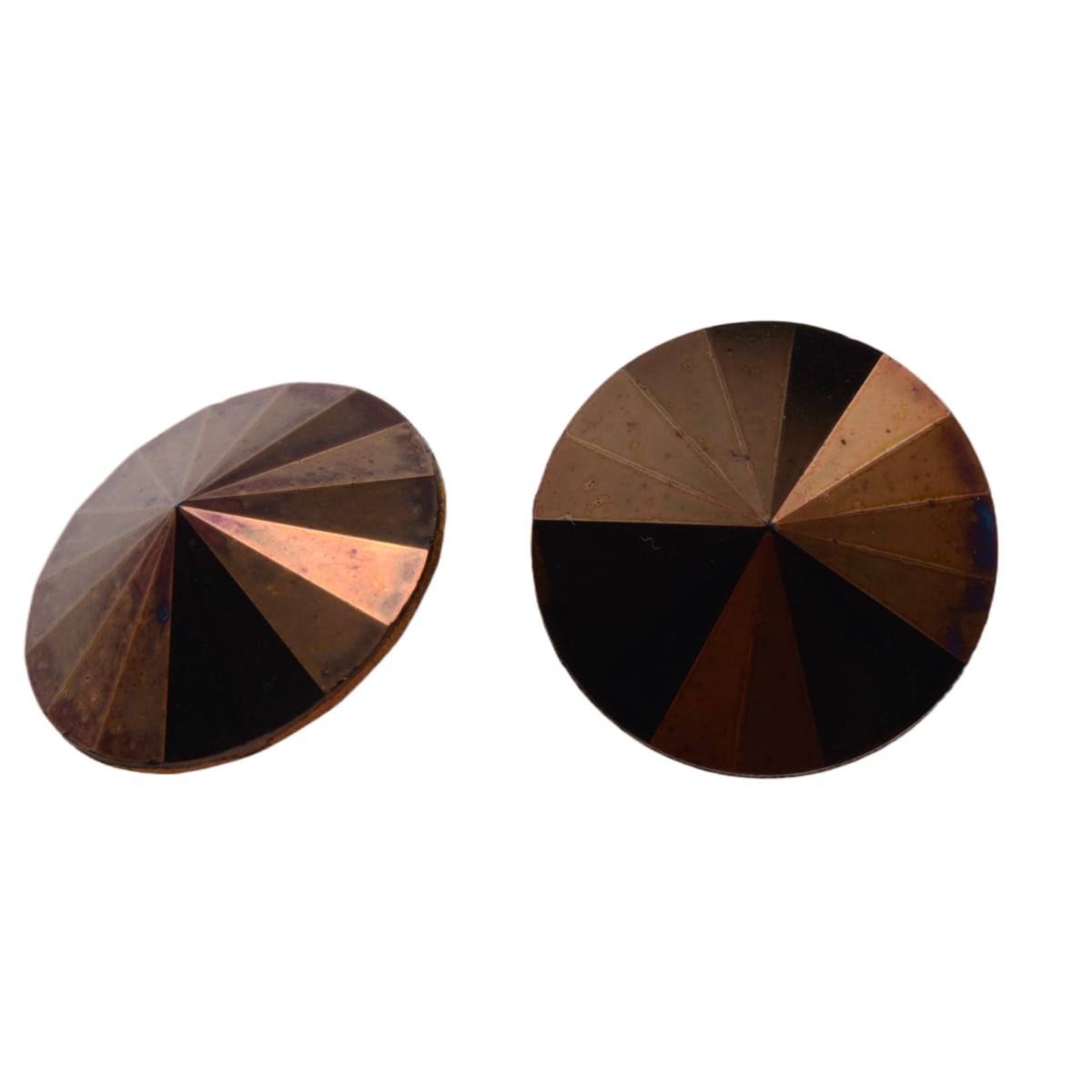 Swarovski Crystal 1122 14mm Rivoli - Metallic Bronze