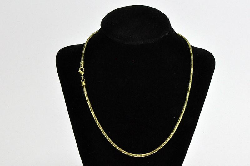 Necklace Antique Brass SNAKE2-N 3.2mm snake chain necklace Necklace SNAKE2-N/AB