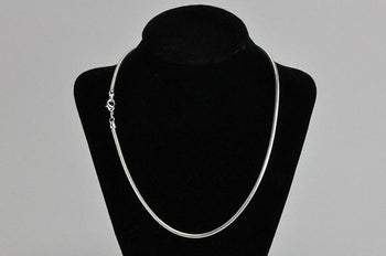 Necklace Gold SNAKE1 1mm 18 snake chain necklace Necklace SNAKE1-N/S18/G