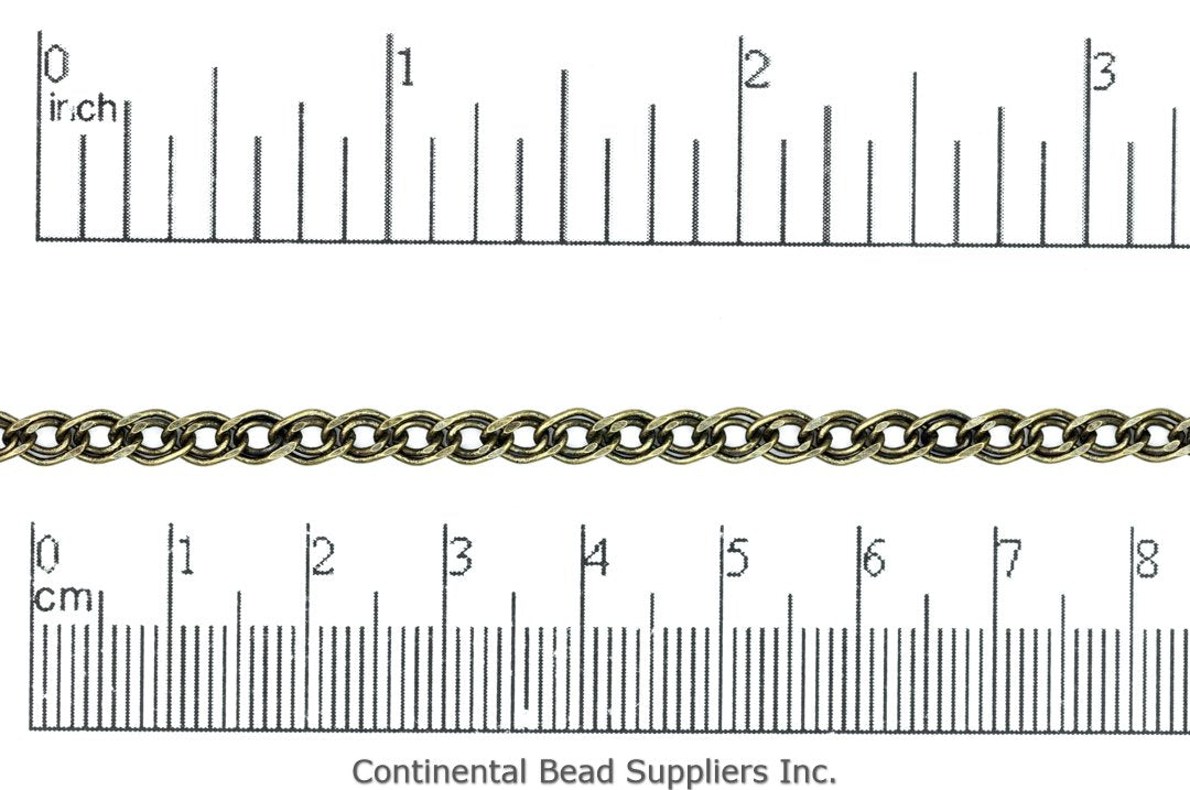 Curb Chain Antique Brass CH-883 Curb Chain CH-883AB