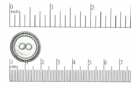 Button Antique Pewter BTN9 20mm Pewter Button BTN9AP