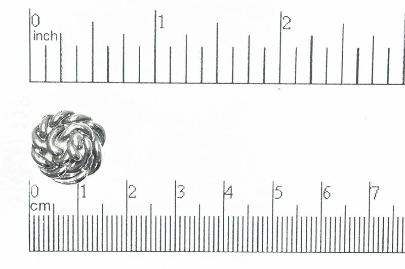 Button Antique Pewter BTN29 15mm Pewter Button 15mm Pewter Button BTN29 | Continental Bead | Bulk Beads for Sale BTN29AP