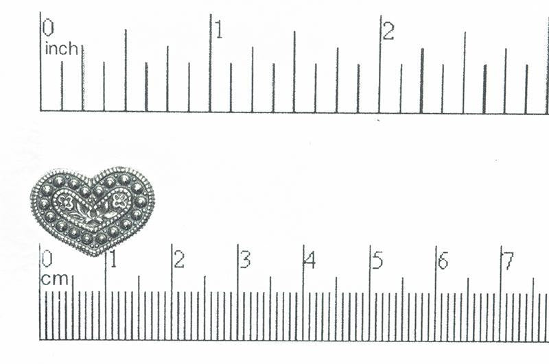 Button Antique Pewter BTN31 18.5mm Pewter Button 18.5mm Pewter Button | Best Place to Buy Beads in Bulk BTN31AP
