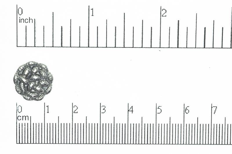 Button Antique Pewter BTN36 14mm Pewter Button 14mm Pewter Button | Continental Bead | Wholesale Bead Supplier BTN36AP