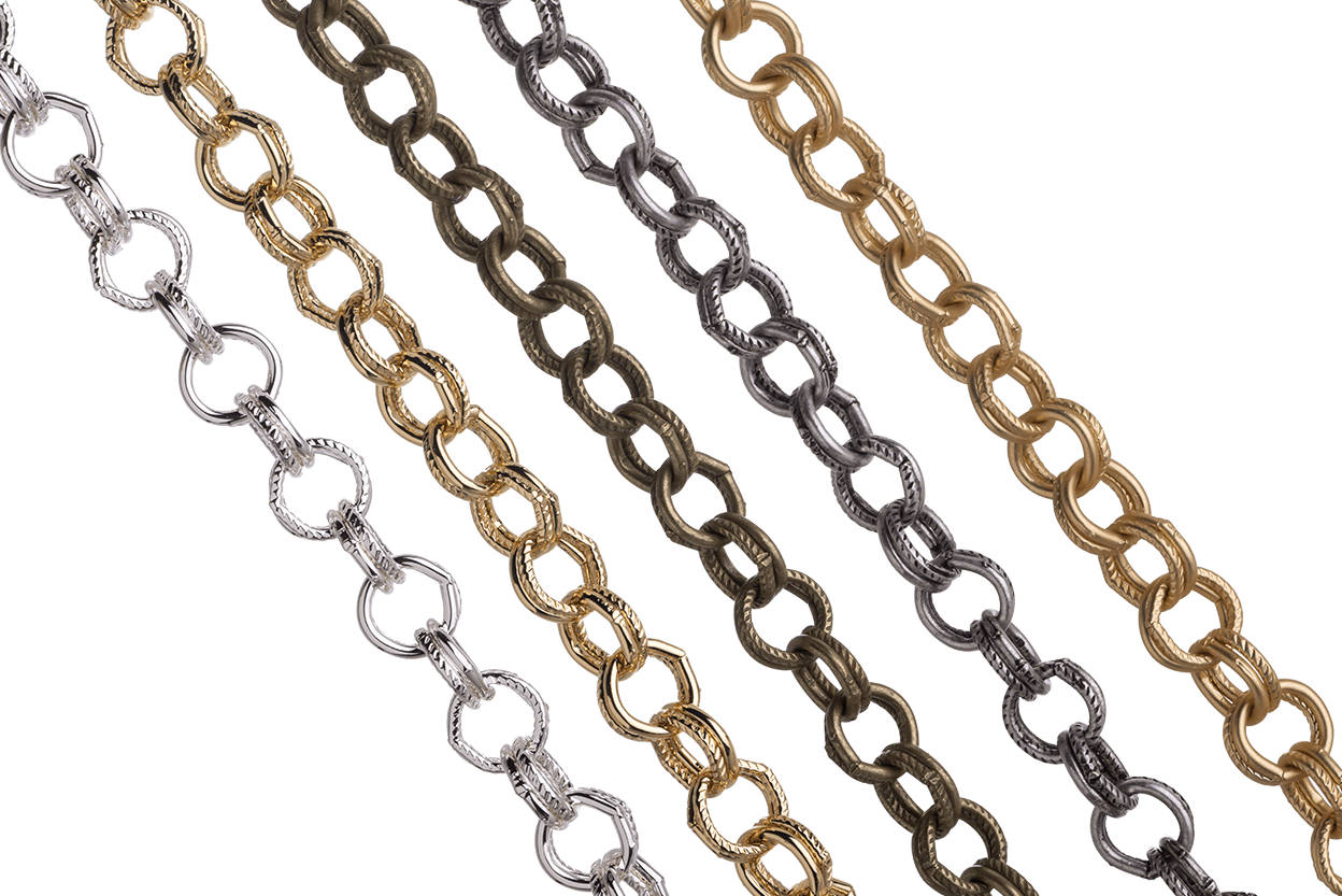 Antique Brass 4mm Double Cable Chain sold by the foot