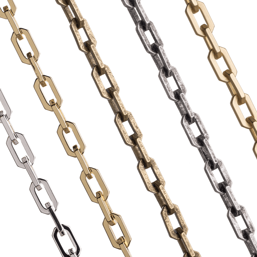 CH-2614 6mm x 10mm Angular Cable Chain – Continental Bead Suppliers