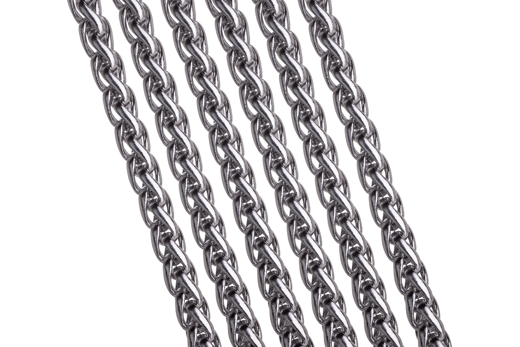 CH-72SS 3mm Wheat Byzantine Chain Stainless Steel