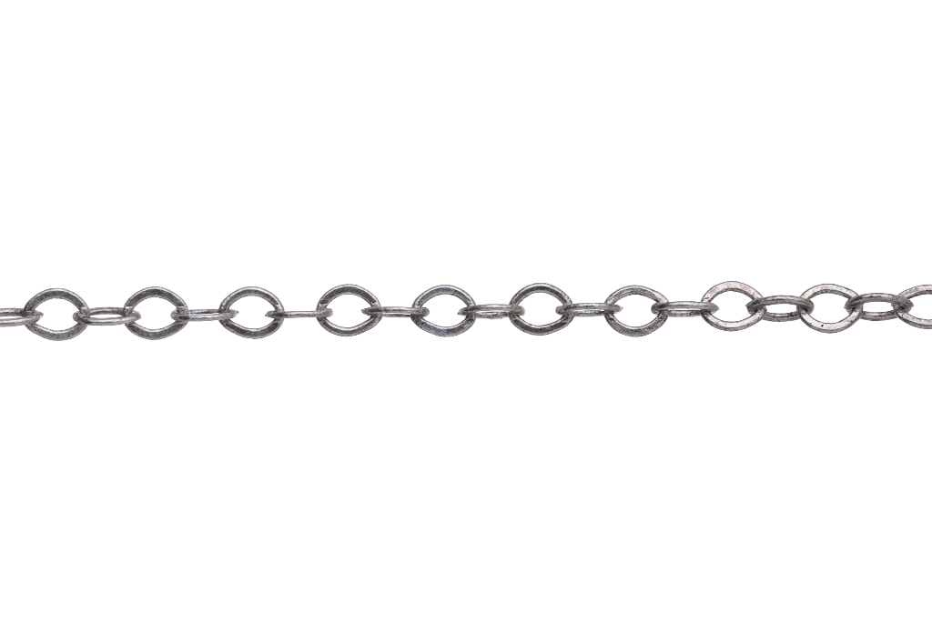 CH-825 Antique Silver Cable Chain