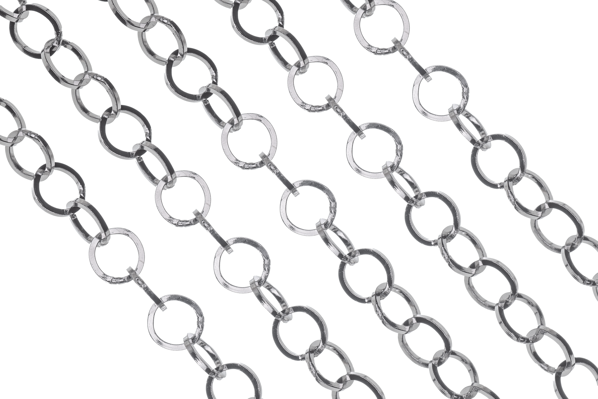 5mm Round Cable Chain Stainless Steel Ch-117SS - Main Image