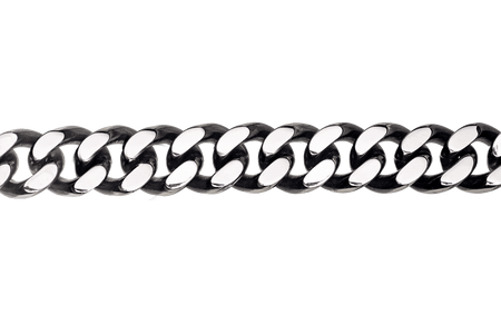 CH-120ss Diamond Cut Extra Large 14.7mm Two-Tone Curb Chain