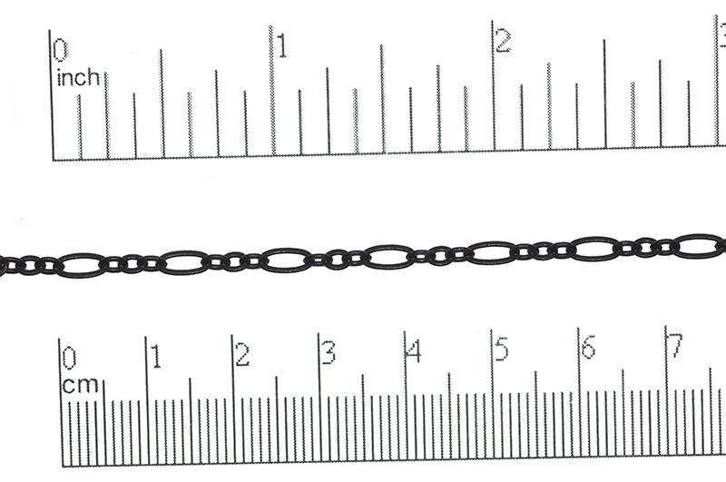Cable Chain Jet Matte Black CH-260 Cable Chain CH-260MB