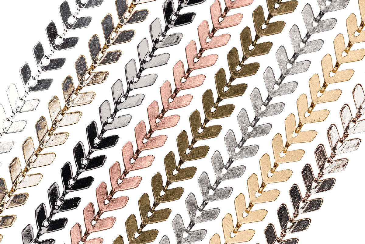 Chevron Herringbone Specialty Chain Multiple Finishes Available Me