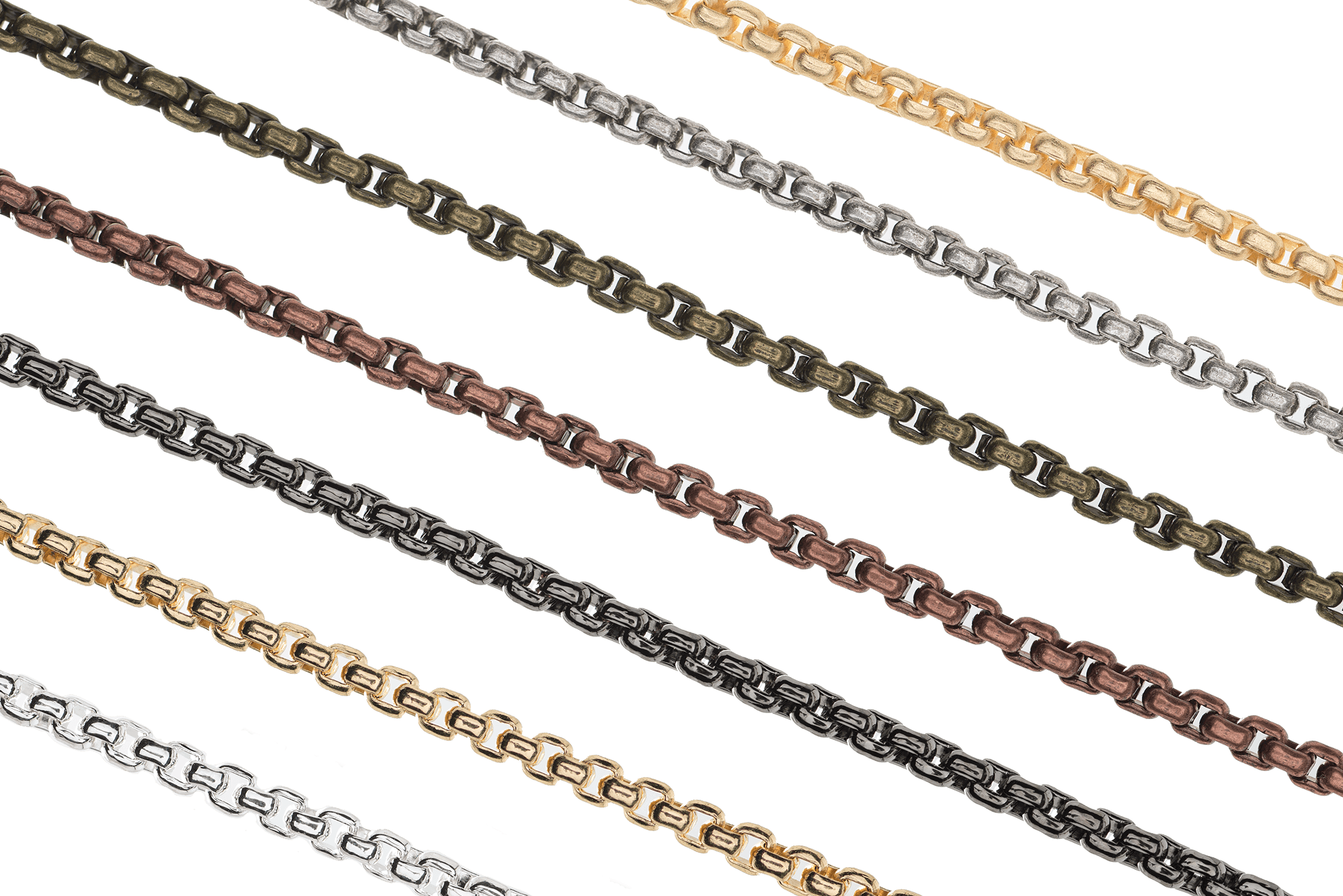 2mm Venetian Box Rolo Chain Sold by The Foot - CH 933