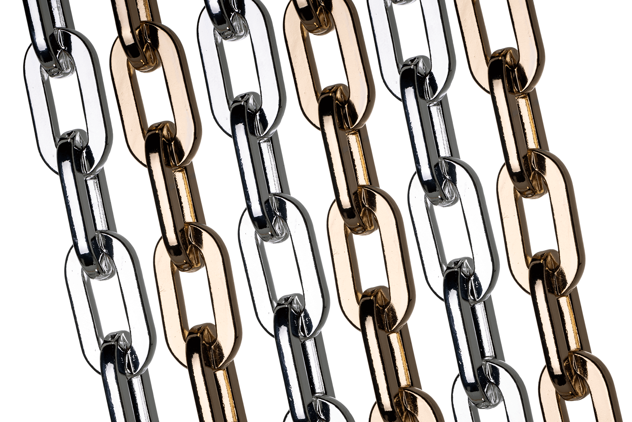 Lightweight Aluminum Chain for Jewelry Making | Large Link Styles