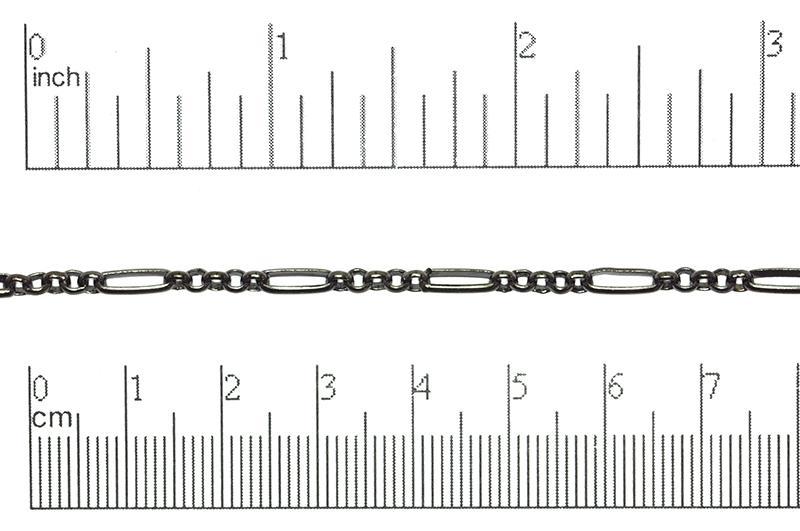 Rolo Chain Gunmetal CH-804 Rolo Chain CH-804B