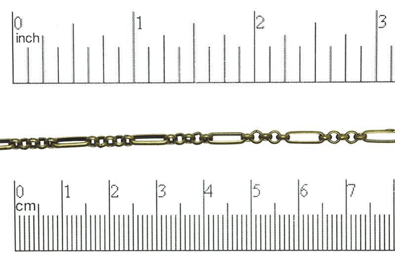 Rolo Chain Antique Brass CH-804 Rolo Chain CH-804AB
