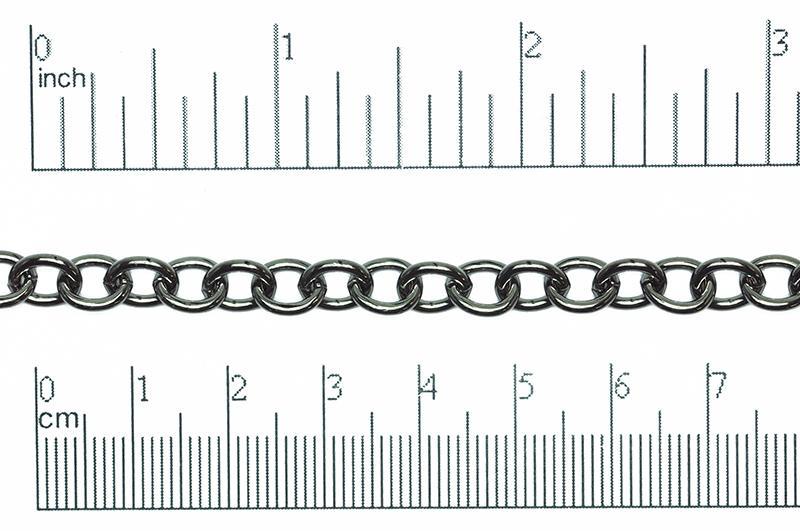 Cable Chain Gunmetal CH-806 Cable Chain CH-806B