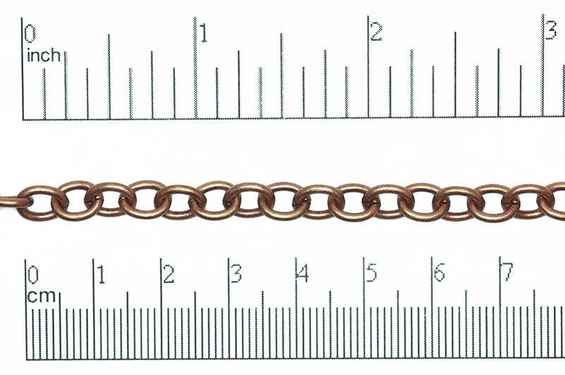 Cable Chain Antique Copper CH-806 Cable Chain CH-806AC