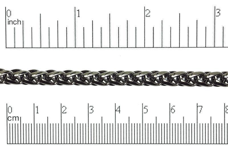 Snake Chain Gunmetal CH-832 Snake Chain CH-832B