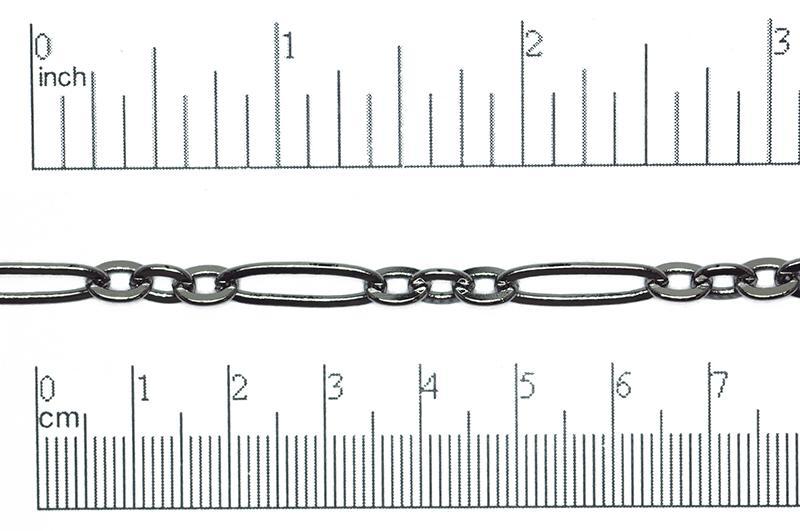 Cable Chain Gunmetal CH-821 Cable Chain CH-821B