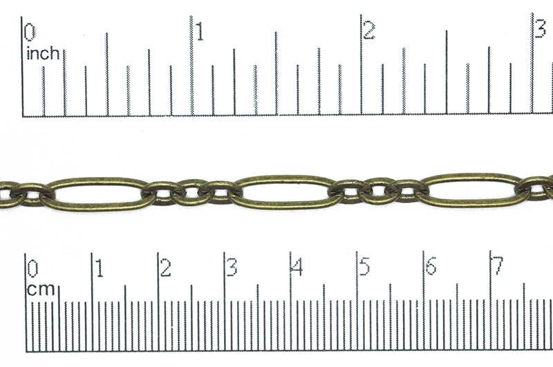 Cable Chain Antique Brass CH-821 Cable Chain CH-821AB