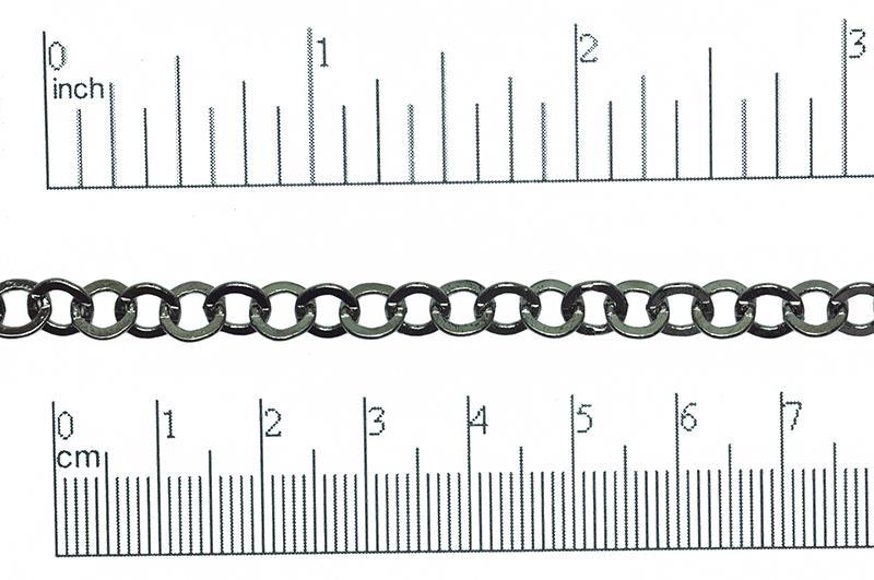 Cable Chain Gunmetal CH-871 Cable Chain CH-871B