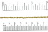 Rope Chain Satin Hamilton Gold CH-870 Rope Chain CH-870SHG