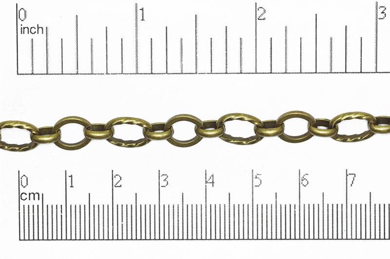Cable Chain Antique Brass CH-860 Cable Chain CH-860AB