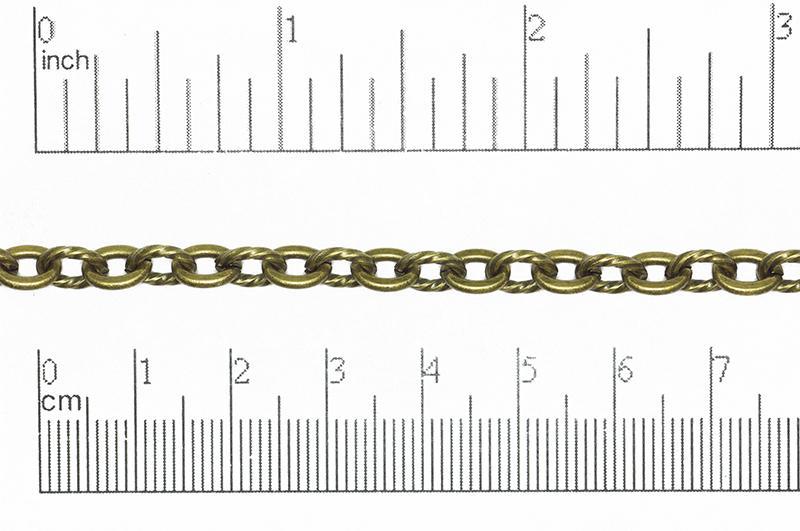 Cable Chain Antique Brass CH-861 Cable Chain CH-861AB