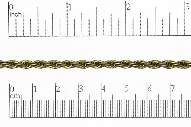 Rope Chain Antique Brass CH-862 Rope Chain CH-862AB