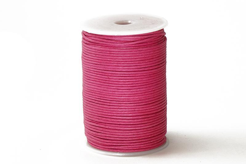 Cord Hot Pink WC 2mm Cotton Cord Available in Multiple Colors WC-FUCHSIA 2mm