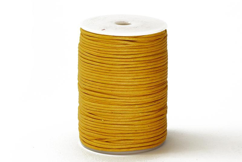 Cord Marigold WC 2mm Cotton Cord Available in Multiple Colors WC-MARIGOLD 2mm
