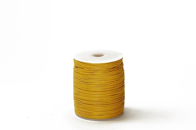 Cord Marigold WC 1mm Cotton Cord Available in Multiple Colors WC-MARIGOLD 1mm