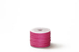 Cord Hot Pink WC 0.5mm Cotton Cord Available in Multiple Colors 0.5mm Cotton Cord Available in Multiple Colors | Continental Bead WC-FUCHSIA 0.5mm
