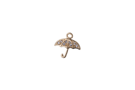 K119 Umbrella Cubic Zirconia Charm