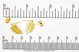 Earring Satin Hamilton Gold KE13 Leaf Earring KE-13SHG