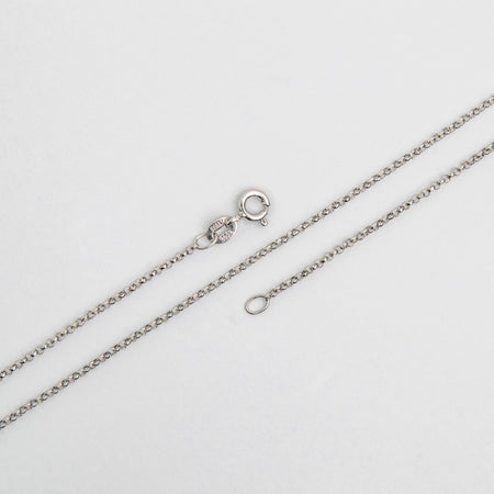 Necklace 16 inch N3ST 1.50mm Rolo Chain Sterling Silver Necklace With Spring Ring Clasp Available in 3 Sizes Made in Italy .925 Sterling Silver 1.50mm Rolo Chain .925 Sterling Silver Necklace With Spring Ring Clasp  N3ST16