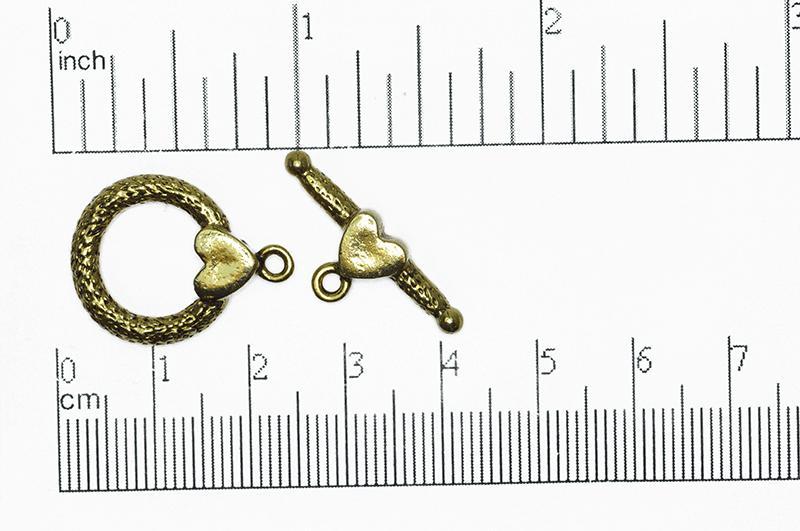 Toggle Clasp Antique Gold CBS945 Pewter Toggle Clasp CBS945AG